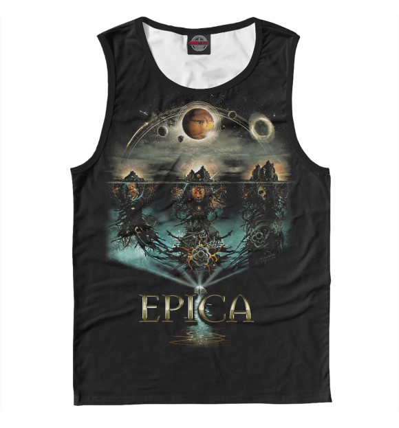 Майка для мальчика с притом EPICA цвета Белый Майка для мальчика с изображением EPICA цвета Белый