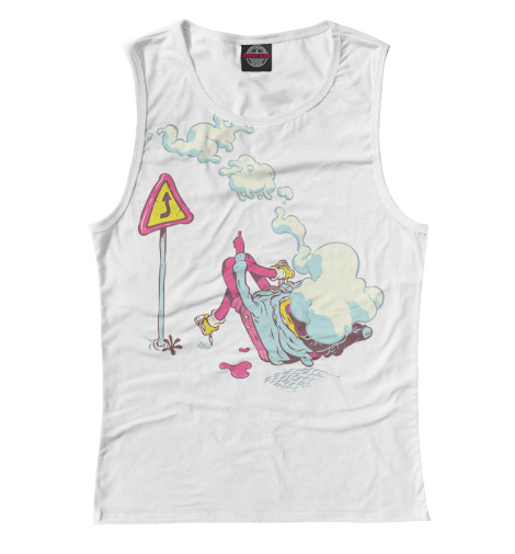 

Майки Print Bar, Белый, Психоделика