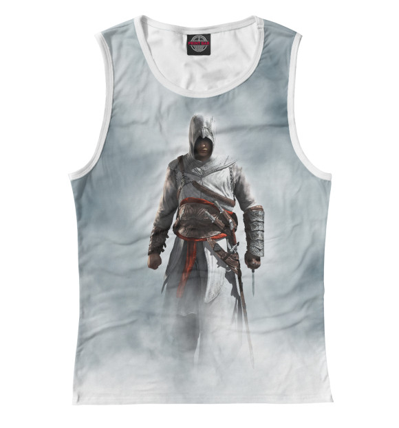 Майка для девочки с изображением Assassin’s Creed цвета Белый