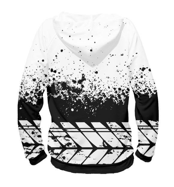 Мужское худи с притом YAMAHA SPORT цвета Белый Мужское худи с изображением YAMAHA SPORT цвета Белый