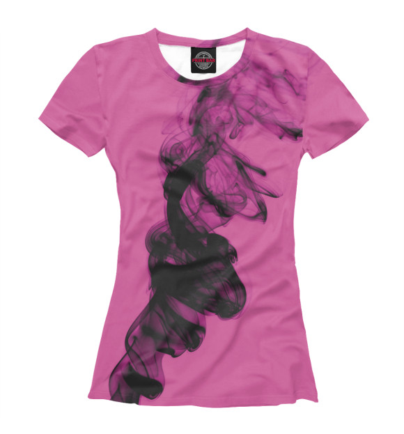 Футболка для девочек с изображением smokg цвета Белый