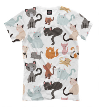 Мужская футболка Коты и кошки