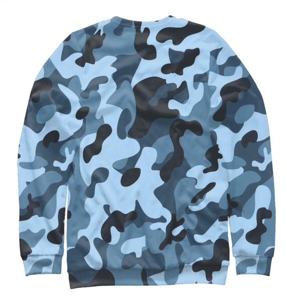 Свитшот для девочек с изображением Камуфляж Омон цвета Белый