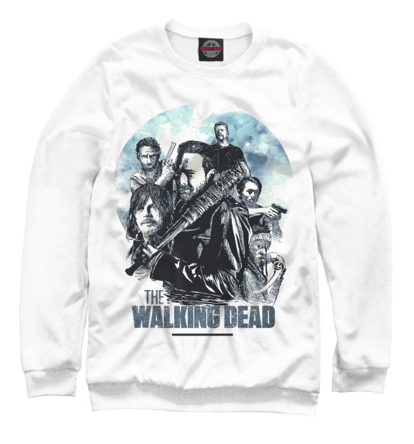 Свитшот для девочек с изображением The Walking Dead цвета Белый