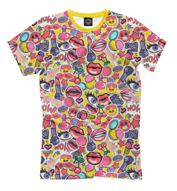 Футболка для мальчиков с изображением 8 марта цвета Молочно-белый