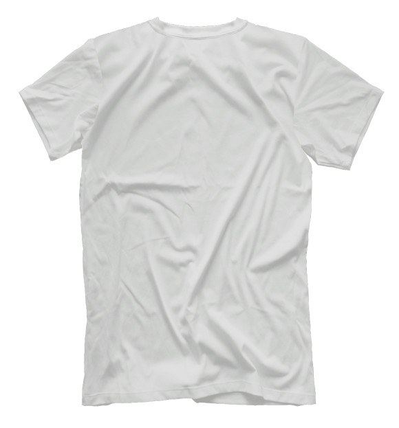 Мужская футболка с изображением Лев в очках цвета Белый