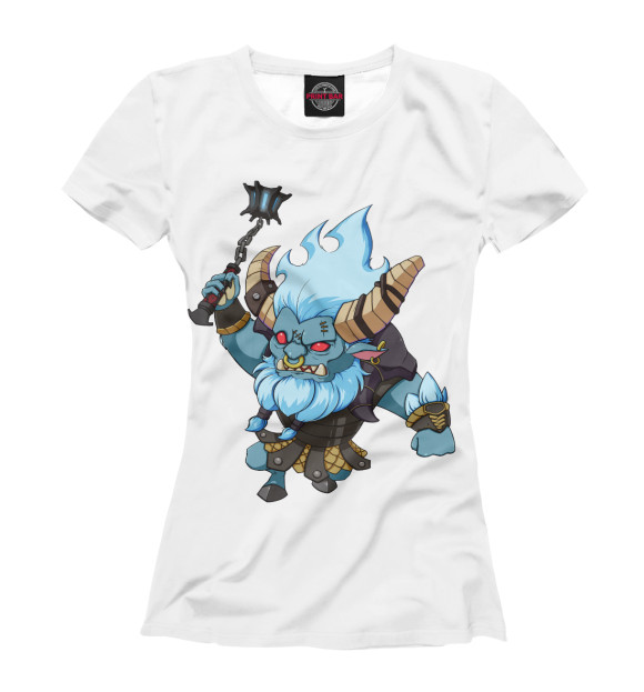 Футболка для девочек с изображением Spirit Breaker цвета Белый
