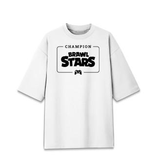 Мужская футболка оверсайз Brawl Stars Gaming Champion