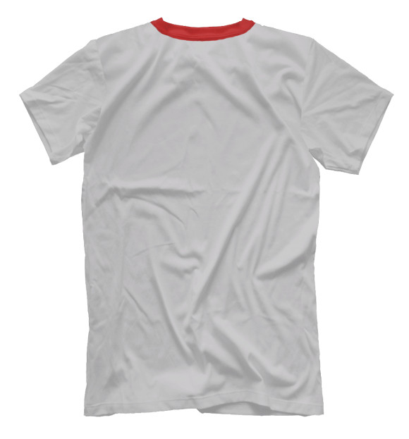 Мужская футболка с изображением Тело мачо цвета Белый