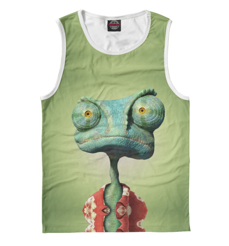 

Майки Print Bar, Белый, Хамелеон Ранго