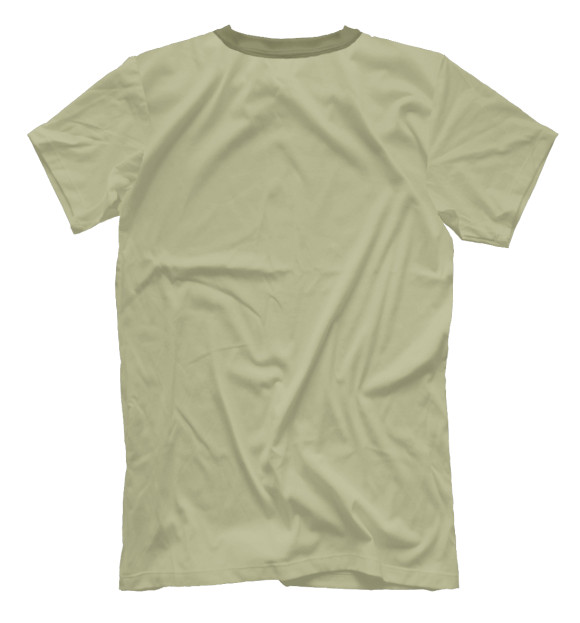 Мужская футболка с изображением Броня крепка! цвета Белый