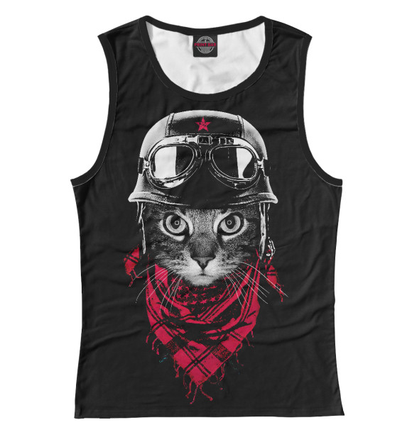 Майка для девочки с изображением Авиатор цвета Белый