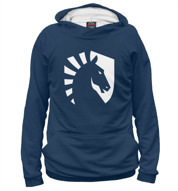 Женское худи с изображением Liquid.Miracle цвета Белый