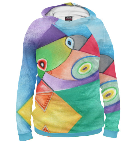 

Худи Print Bar, Белый, Разноцветные сны