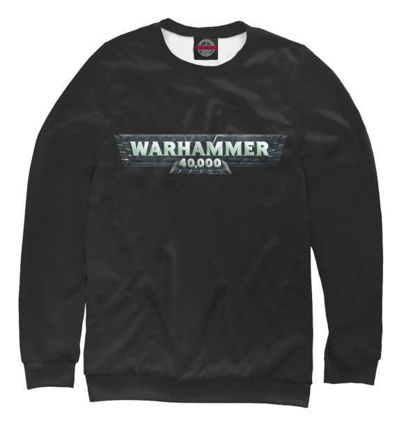 Свитшот для мальчиков с изображением Warhammer 40000 цвета Белый
