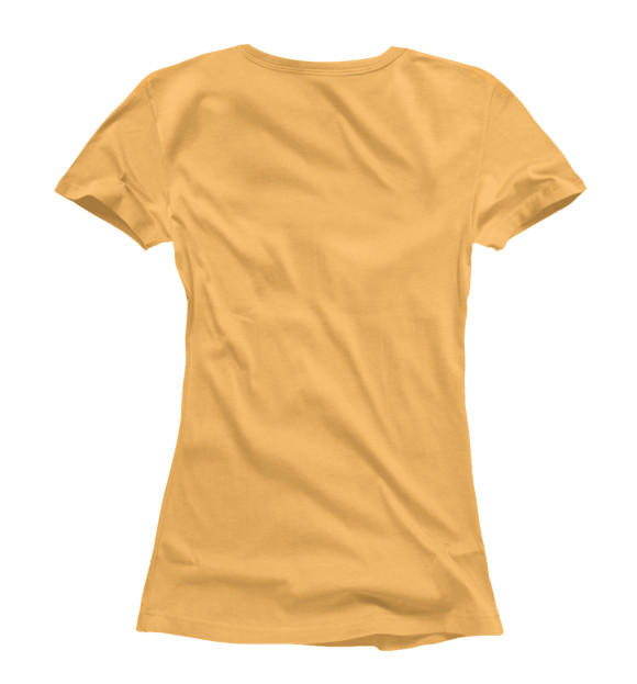 Женская футболка с изображением Кот на проводах цвета Белый