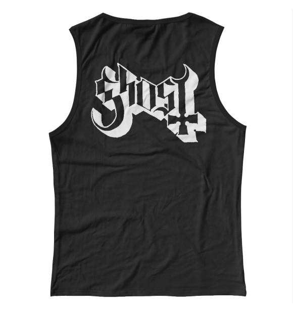 Майка для девочки с изображением Ghost цвета Белый