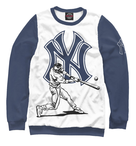 Свитшот для мальчиков с изображением New York Yankees цвета Белый