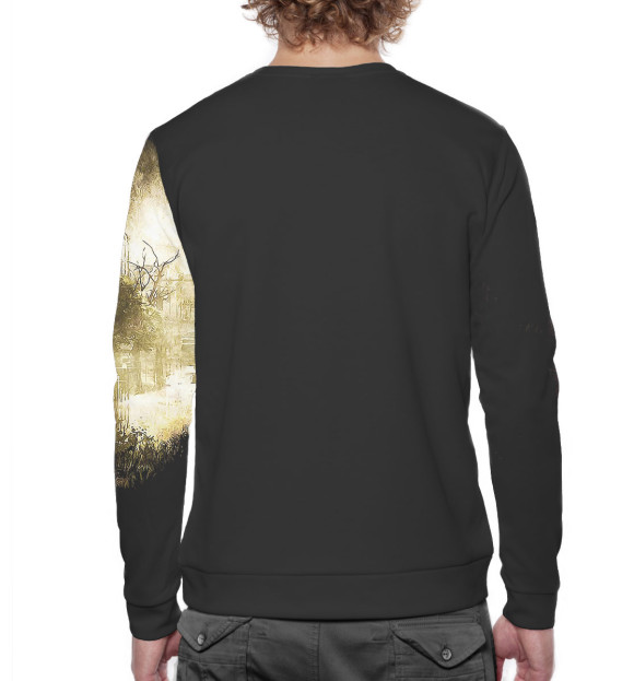 Мужской свитшот с изображением Маленькая Элли цвета Белый