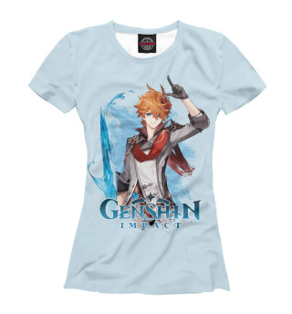Футболка для девочек Тарталья Genshin
