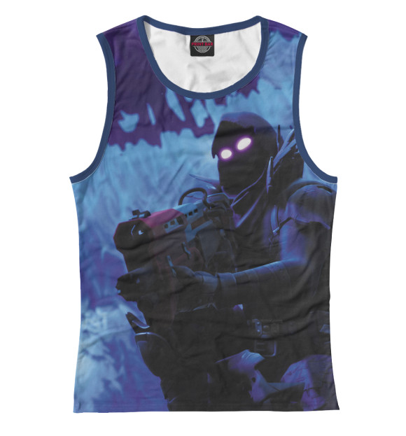 Женская майка с изображением FORTNITE цвета Белый