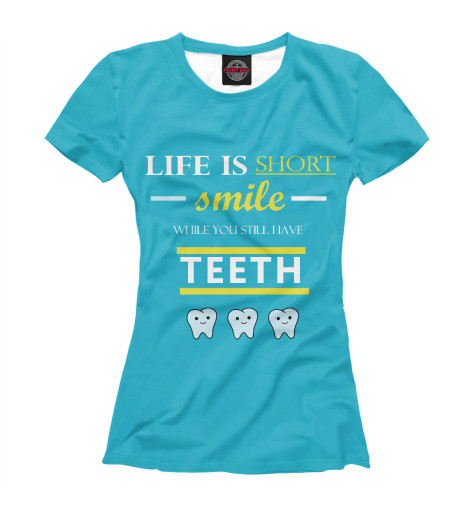 

Футболки Print Bar, Белый, Dental Wisdom