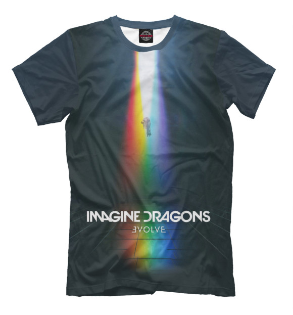 Футболка для мальчиков с изображением Imagine Dragons цвета Черный