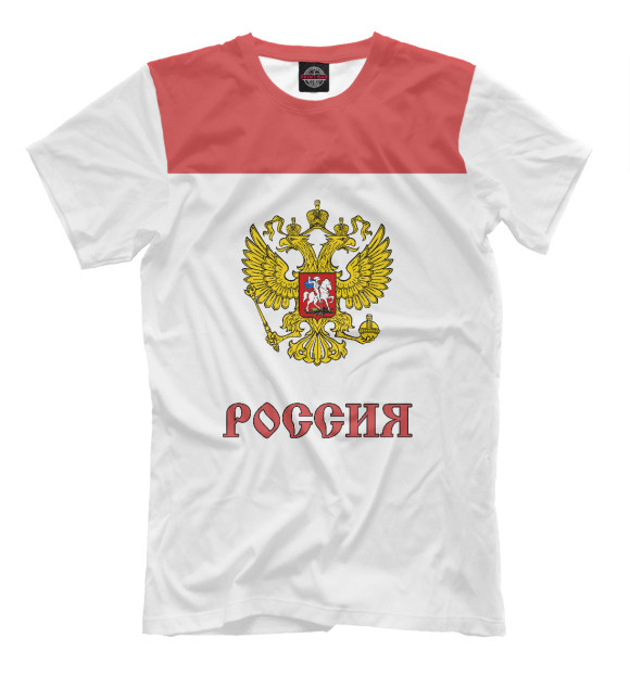 Футболка для мальчиков с изображением Сборная России по хоккею цвета Белый