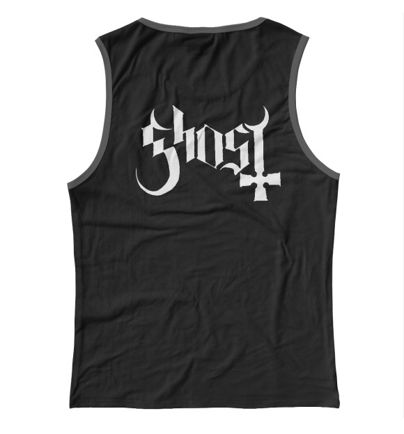 Майка для девочки с изображением Ghost цвета Белый