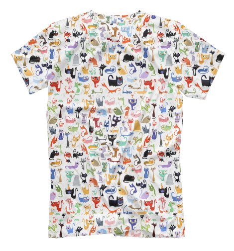 

Футболки Print Bar, Молочно-белый, Love Cats