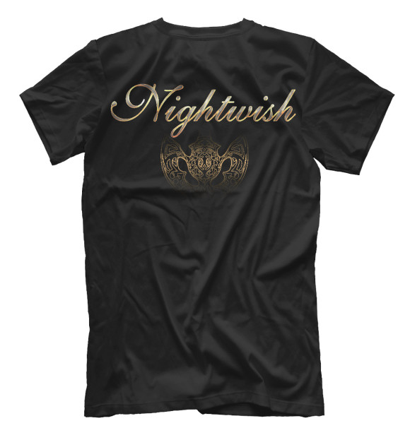 Мужская футболка с изображением Nightwish цвета Белый