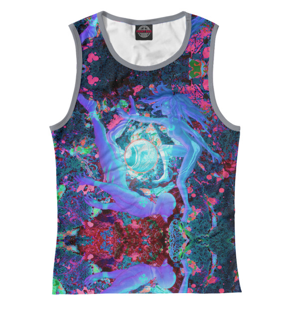 Майка для девочки с изображением Body Trip цвета Белый