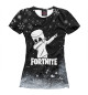 Женская футболка Fortnite Новогодний