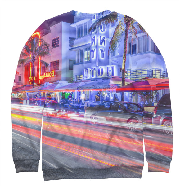 Женский свитшот с изображением Алёна в стиле GTA цвета Белый