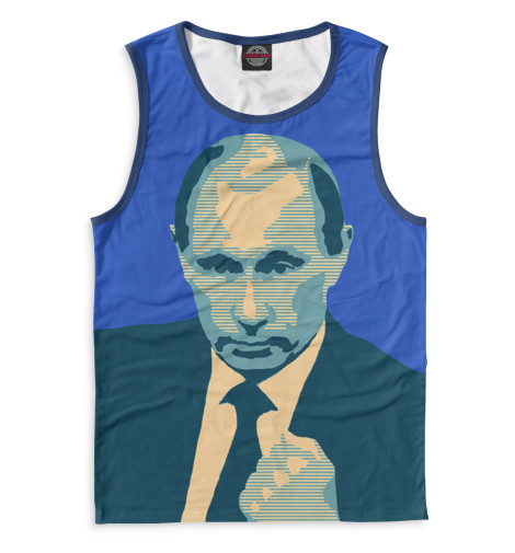 

Майки Print Bar, Белый, Путин