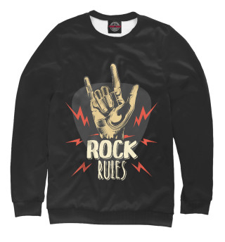 Женский свитшот Rock rules