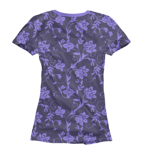 

Футболки Print Bar, Белый, Floral (Purple)