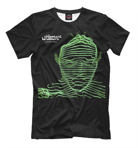 Футболка для мальчиков с изображением The Chemical Brothers цвета Черный
