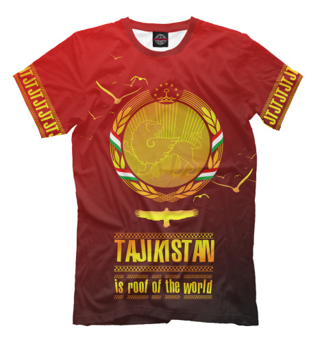 Футболки Print Bar Таджикистан крыша мира футболки print bar чемпионат мира по хоккею 2019