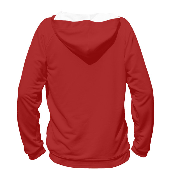Женское худи с изображением Style in red цвета Белый