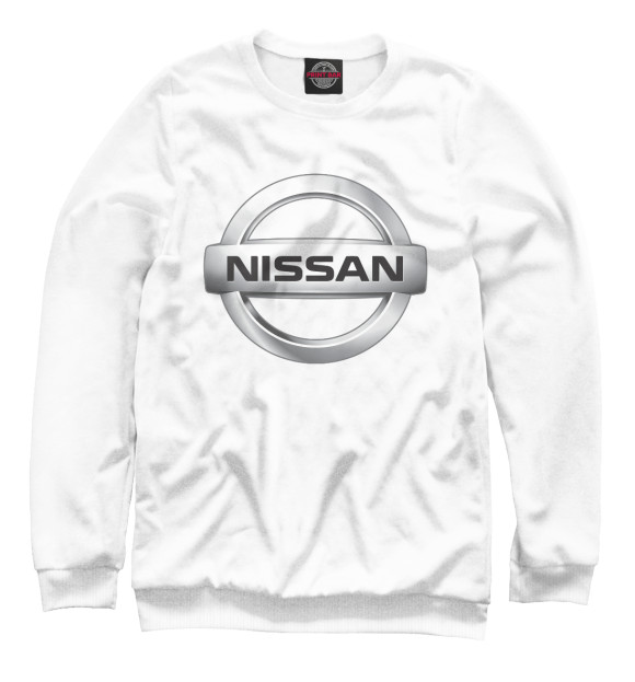 Свитшот для девочек с изображением Nissan цвета Белый
