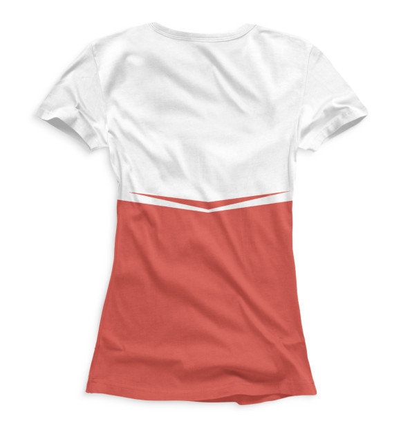 Женская футболка с изображением Три Икса цвета Белый