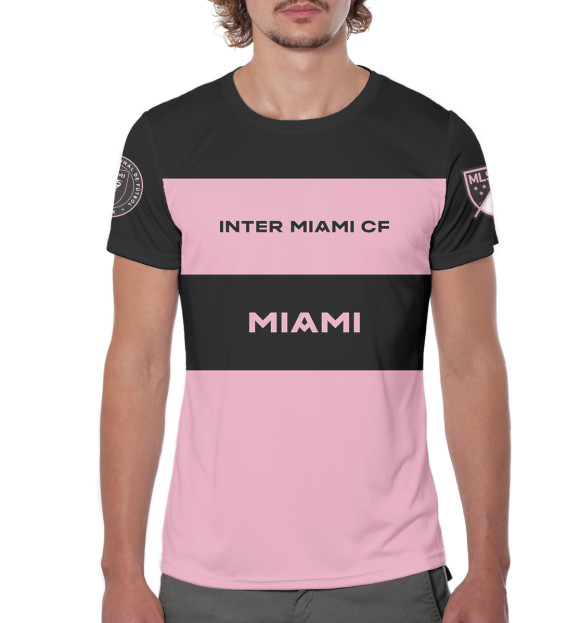 Мужская футболка с изображением Inter Miami цвета Белый