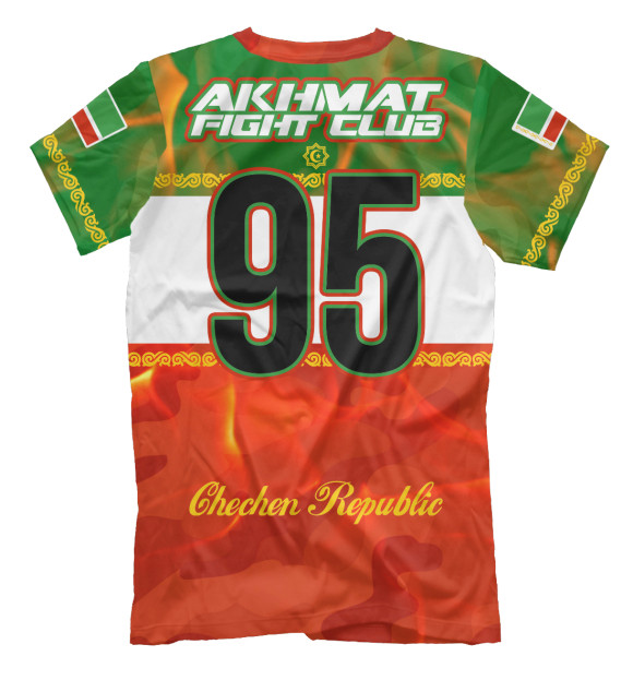 Футболка для мальчиков с изображением Chaborz Akhmat Fight Club цвета Белый