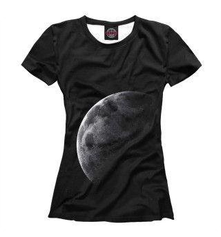 Женская футболка Луна