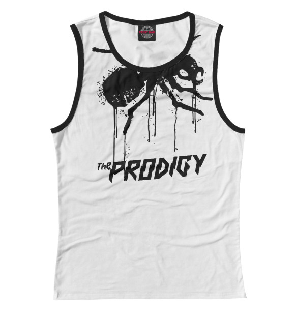 Майка для девочки с изображением The Prodigy цвета Белый
