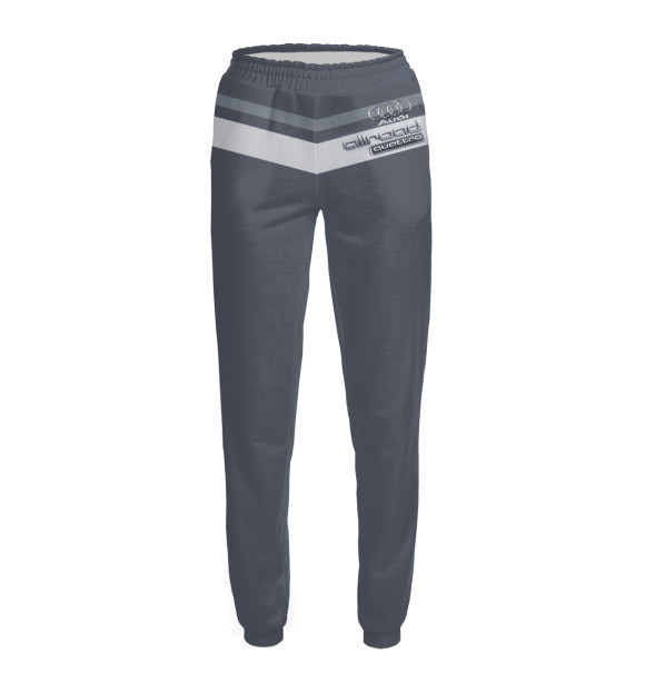 Женские спортивные штаны с изображением Audi цвета Белый