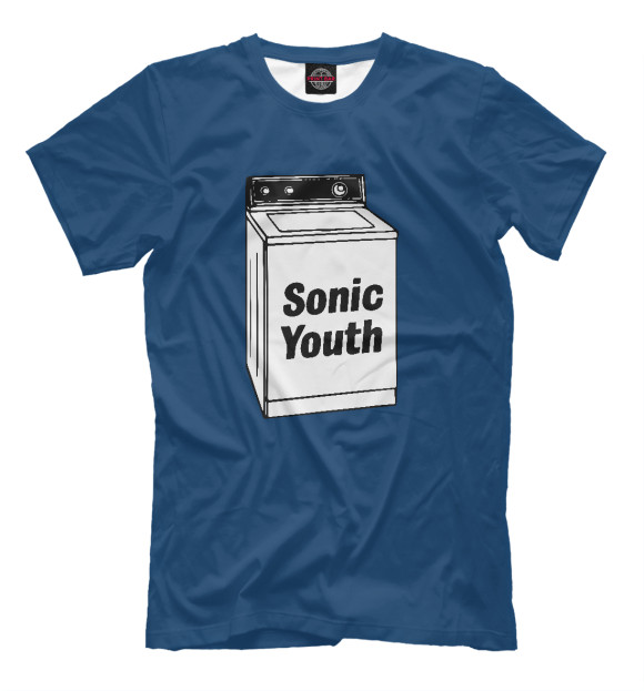 Футболка для мальчиков с изображением Sonic Youth цвета Темно-синий