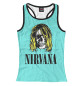 Женская майка-борцовка Nirvana