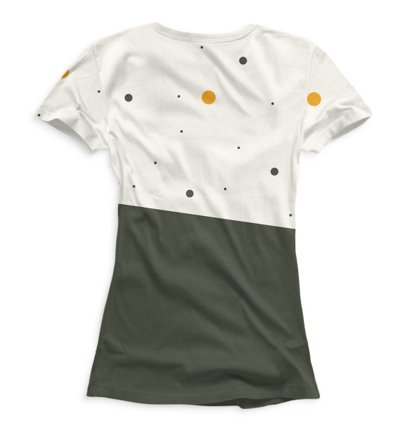 Футболка для девочек с изображением Волейбол цвета Белый